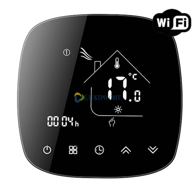 Терморегулятор Ecoset BHT 001 WI-FI ( AC604H ) с датчиком пола 3м